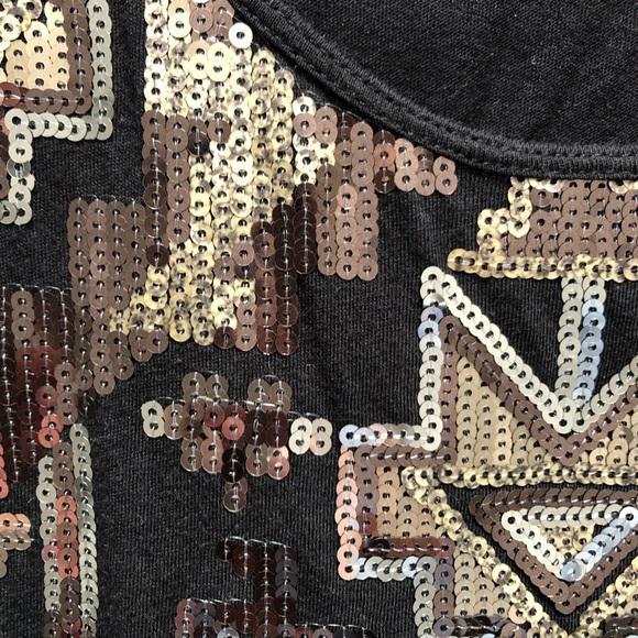 Embellished Sequin Cotton Tank Top From Express - Picture 3 of 3